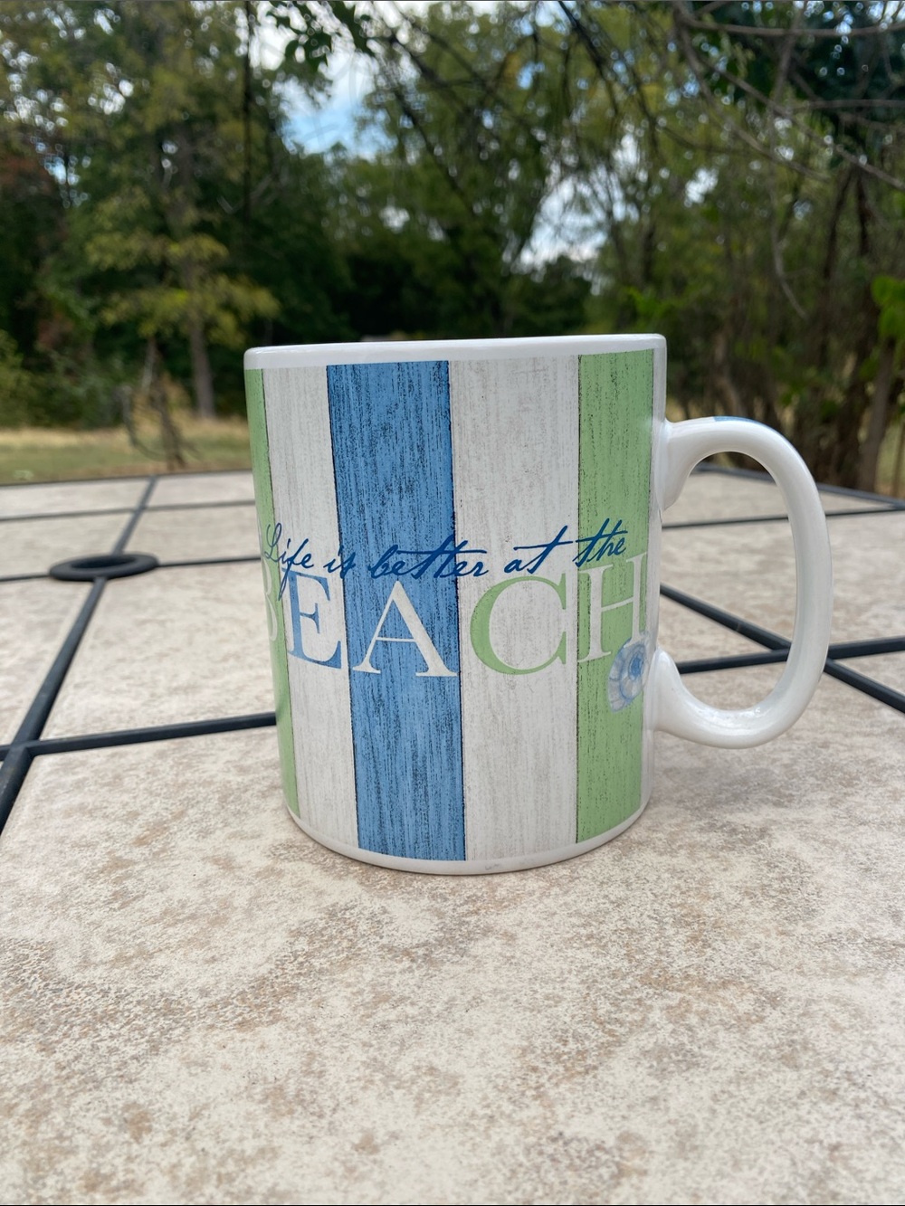 Certified International Cynthia Coulter "Life is Better at the Beach" Mug